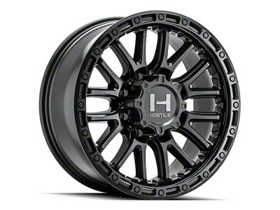 Hostile Ridgecrest Asphalt 8-Lug Wheel; 17x9; 0mm Offset (11-14 Sierra 3500 HD SRW)