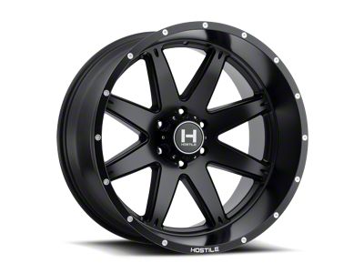 Hostile Alpha Asphalt 6-Lug Wheel; 20x9; 12mm Offset (07-13 Silverado 1500)