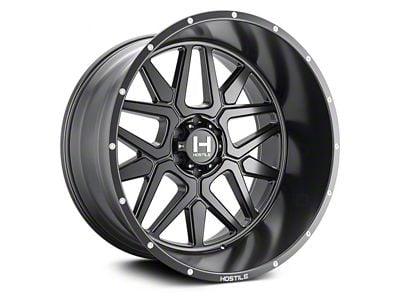 Hostile Diablo Asphalt 6-Lug Wheel; 20x9; 0mm Offset (07-13 Silverado 1500)