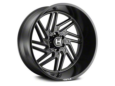 Hostile Jigsaw Asphalt 6-Lug Wheel; 20x10; -19mm Offset (07-13 Silverado 1500)