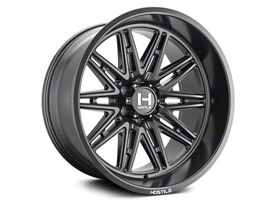 Hostile Maniac Asphalt 6-Lug Wheel; 20x9; 12mm Offset (07-13 Silverado 1500)