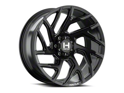 Hostile Vortex Asphalt 6-Lug Wheel; 20x12; -44mm Offset (07-13 Silverado 1500)