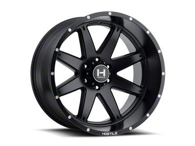 Hostile Alpha Asphalt 8-Lug Wheel; 22x10; -25mm Offset (11-14 Silverado 2500 HD)