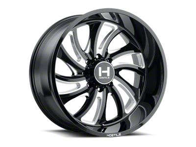 Hostile Demon Blade Cut 8-Lug Wheel; 20x12; -44mm Offset (11-14 Silverado 2500 HD)