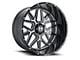 Hostile Diablo Blade Cut 8-Lug Wheel; 22x10; -25mm Offset (11-14 Silverado 2500 HD)