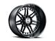 Hostile Lunatic Asphalt 8-Lug Wheel; 20x12; -44mm Offset (11-14 Silverado 2500 HD)