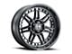 Hostile Lunatic Asphalt 8-Lug Wheel; 22x10; -25mm Offset (11-14 Silverado 2500 HD)