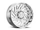 Hostile Twister Armor Plated 8-Lug Wheel; 20x12; -44mm Offset (11-14 Silverado 2500 HD)