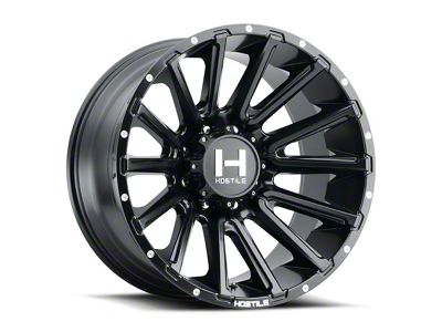 Hostile Typhoon Asphalt 8-Lug Wheel; 20x12; -44mm Offset (11-14 Silverado 2500 HD)