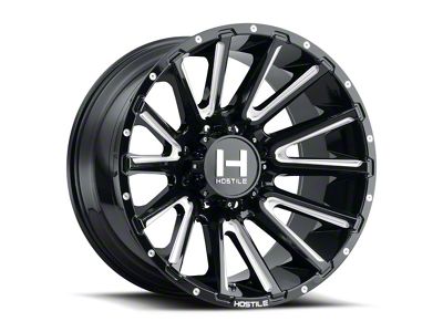 Hostile Typhoon Blade Cut 8-Lug Wheel; 20x12; -44mm Offset (11-14 Silverado 2500 HD)