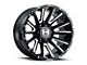 Hostile Typhoon Blade Cut 8-Lug Wheel; 20x12; -44mm Offset (11-14 Silverado 2500 HD)