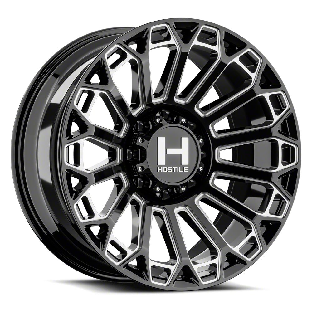 Hostile Silverado 2500 Warrior Blade Cut 8-Lug Wheel; 22x12; -44mm ...