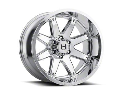 Hostile Alpha Armor Plated 8-Lug Wheel; 20x9; 0mm Offset (11-14 Silverado 3500 HD SRW)