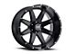 Hostile Alpha Asphalt 8-Lug Wheel; 20x9; 12mm Offset (11-14 Silverado 3500 HD SRW)