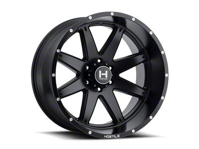 Hostile Alpha Asphalt 8-Lug Wheel; 24x14; -76mm Offset (11-14 Silverado 3500 HD SRW)