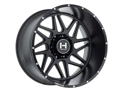 Hostile Sprocket Asphalt 8-Lug Wheel; 20x9; 10mm Offset (11-14 Silverado 3500 HD SRW)