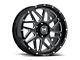 Hostile Sprocket Blade Cut 8-Lug Wheel; 20x9; 10mm Offset (11-14 Silverado 3500 HD SRW)