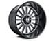 Hostile Titan Blade Cut 8-Lug Wheel; 22x10; -25mm Offset (11-14 Silverado 3500 HD SRW)