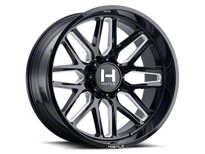 Hostile Vulcan Blade Cut 8-Lug Wheel; 20x10; -19mm Offset (11-14 Silverado 3500 HD SRW)