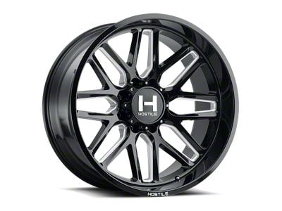 Hostile Vulcan Blade Cut 8-Lug Wheel; 20x12; -44mm Offset (11-14 Silverado 3500 HD SRW)