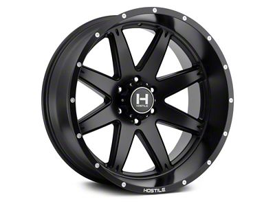 Hostile Alpha Asphalt 6-Lug Wheel; 22x10; -25mm Offset (07-14 Tahoe)