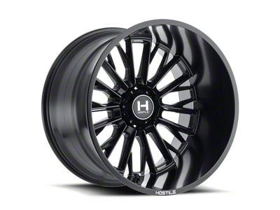 Hostile Fury Asphalt 6-Lug Wheel; 24x14; -76mm Offset (07-14 Yukon)