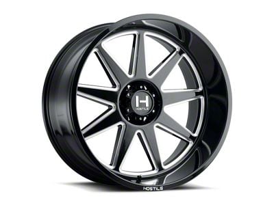 Hostile Omega Blade Cut 6-Lug Wheel; 24x12; -44mm Offset (07-14 Yukon)