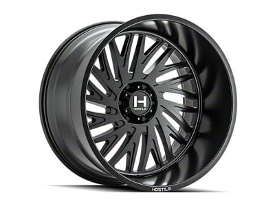 Hostile Syclone Asphalt 6-Lug Wheel; 24x12; -44mm Offset (07-14 Yukon)