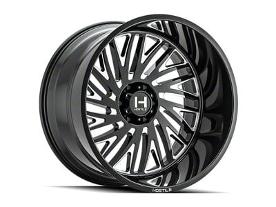 Hostile Syclone Blade Cut 6-Lug Wheel; 24x12; -44mm Offset (07-14 Yukon)