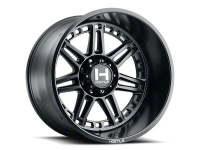 Hostile Lunatic Asphalt 8-Lug Wheel; 20x12; -44mm Offset (08-10 F-250 Super Duty)