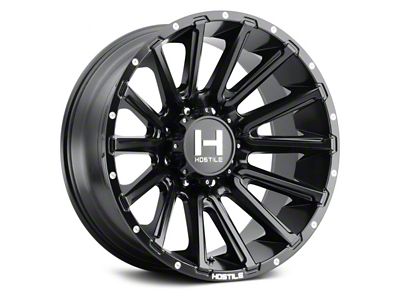 Hostile Typhoon Asphalt 8-Lug Wheel; 24x12; -44mm Offset (08-10 F-250 Super Duty)