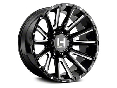 Hostile Typhoon Blade Cut 8-Lug Wheel; 20x12; -44mm Offset (08-10 F-250 Super Duty)