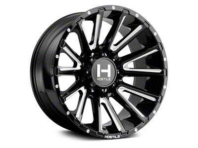 Hostile Typhoon Blade Cut 8-Lug Wheel; 22x12; -44mm Offset (08-10 F-250 Super Duty)