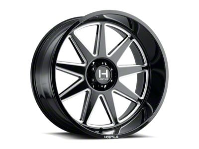 Hostile Omega Blade Cut 5-Lug Wheel; 20x10; -19mm Offset (09-18 RAM 1500)