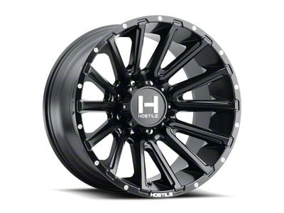 Hostile Typhoon Asphalt 5-Lug Wheel; 20x10; -19mm Offset (09-18 RAM 1500)