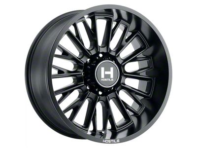 Hostile Fury Asphalt 8-Lug Wheel; 22x14; -76mm Offset (10-18 RAM 2500)