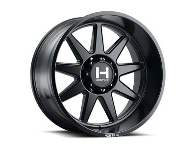 Hostile Omega Asphalt 8-Lug Wheel; 24x12; -44mm Offset (10-18 RAM 2500)