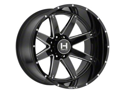 Hostile Alpha Blade Cut 8-Lug Wheel; 20x10; -19mm Offset (10-18 RAM 3500 SRW)