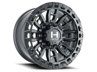 Hostile Crandon Asphalt 8-Lug Wheel; 18x9; 12mm Offset (10-18 RAM 3500 SRW)