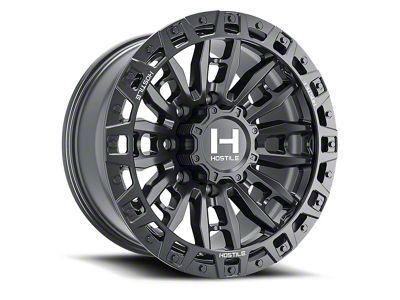 Hostile Crandon Asphalt 8-Lug Wheel; 20x9; 12mm Offset (10-18 RAM 3500 SRW)