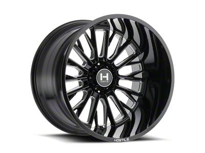 Hostile Fury Blade Cut 8-Lug Wheel; 24x14; -76mm Offset (10-18 RAM 3500 SRW)