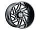 Hostile Jigsaw Asphalt 8-Lug Wheel; 22x14; -76mm Offset (10-18 RAM 3500 SRW)