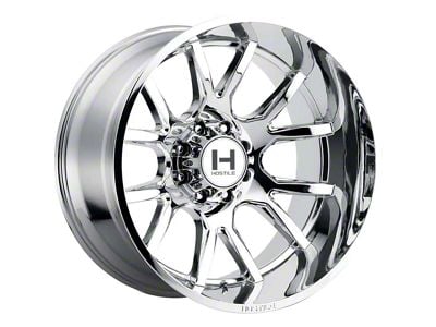 Hostile Rage Armor Plated 8-Lug Wheel; 22x12; -44mm Offset (10-18 RAM 3500 SRW)