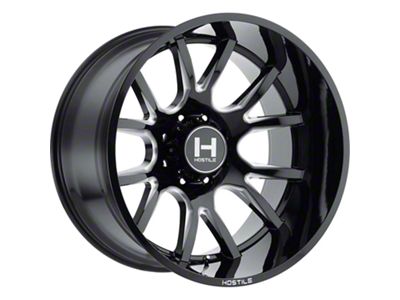 Hostile Rage Blade Cut 8-Lug Wheel; 22x10; -25mm Offset (10-18 RAM 3500 SRW)