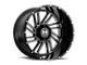 Hostile Stryker Blade Cut 8-Lug Wheel; 20x9; 12mm Offset (10-18 RAM 3500 SRW)