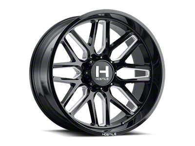 Hostile Vulcan Blade Cut 8-Lug Wheel; 20x12; -44mm Offset (10-18 RAM 3500 SRW)