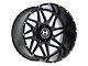 Hostile Sprocket Asphalt 8-Lug Wheel; 20x12; -44mm Offset (11-16 F-250 Super Duty)