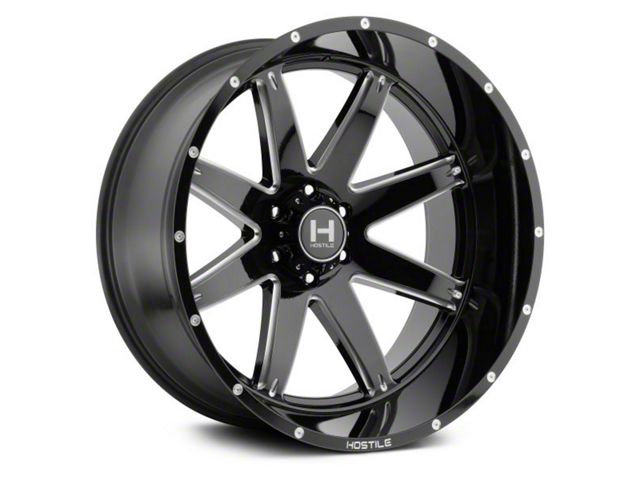 Hostile Alpha Blade Cut 6-Lug Wheel; 20x12; -44mm Offset (14-18 Sierra 1500)