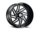 Hostile Jigsaw Asphalt 6-Lug Wheel; 20x9; 12mm Offset (14-18 Sierra 1500)