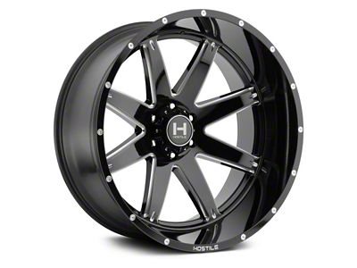 Hostile Alpha Blade Cut 6-Lug Wheel; 22x10; -25mm Offset (14-18 Silverado 1500)